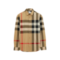 Chemise Summerton coton beige gros check