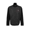 Blouson col montant Re-nylon Piqué Noir logo triangle émail