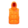 Gilet sans manche doudoune Apus nylon orange logo Moncler x Roc Nation by Jay-Z