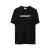 T-shirt Harriston coton noir logo blanc