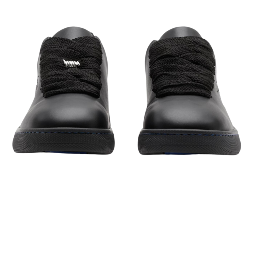 Baskets sneakers BURBERRY cuir noir chevalier Equestrian Knight