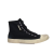 Sneaker Paris High Top coton déchiré noir gomme noire