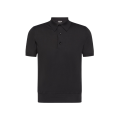 Polo manche courte coton noir