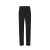 Pantalon taille élastique pinces laine noire Made in Fendi