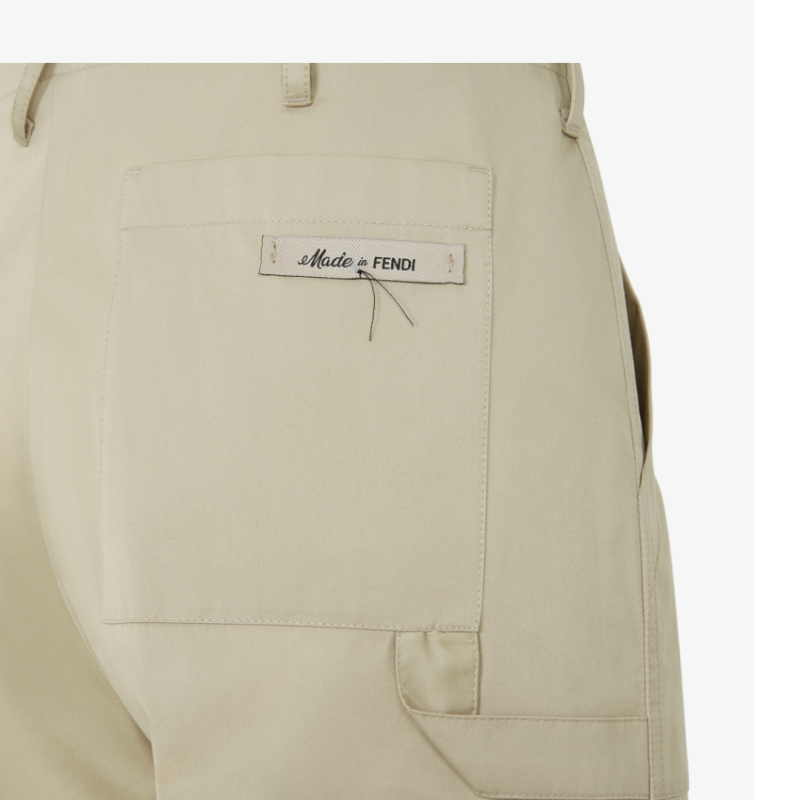 Pantalon coton enduit beige...