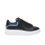 Sneakers Oversize cuir noir argent talon noir