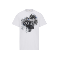 T-shirt À Logo Dutch Flower coton blanc fleurs noires