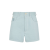 Short slim à revers denim coton bleu ciel FF poche