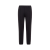 Pantalon jogging coton laine soie noir ruban FF