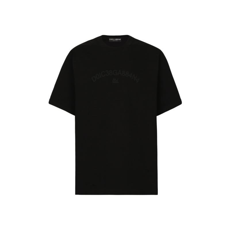 T-shirt coton noir logo...