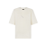 T-shirt col rond oversize coton écru Made in Fendi