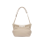 Petit sac porté épaule The Peak design incurvé cuir beige