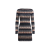 Mini-robe manches longues viscose noire chevrons