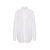 Chemise longue coton organza blanc transparent