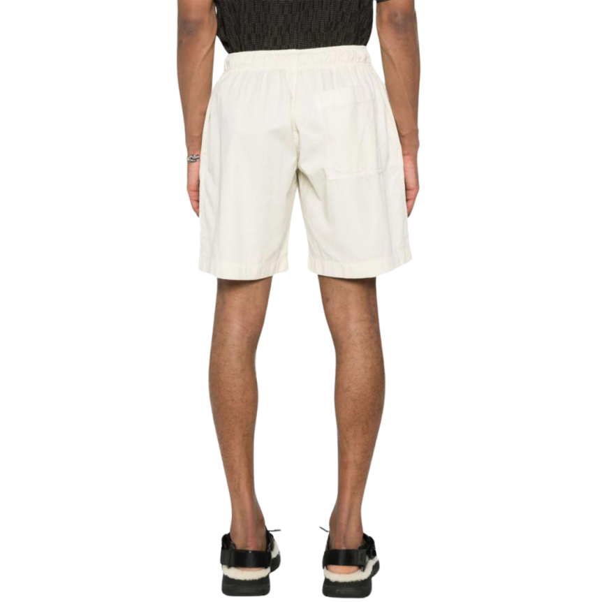 Bermuda PALM ANGELS nylon écru logo brodé noir