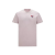 T-shirt coton rose pastel logo cœur