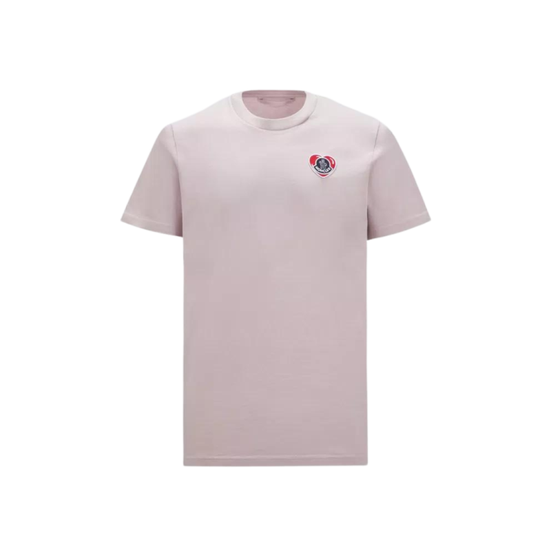 T-shirt coton rose pastel...