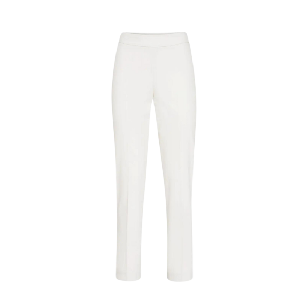 Pantalon cigarette BRUNELLO CUCINELLI coton stretch écru