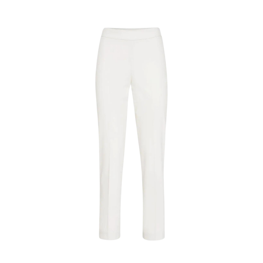 Pantalon cigarette BRUNELLO CUCINELLI coton stretch écru