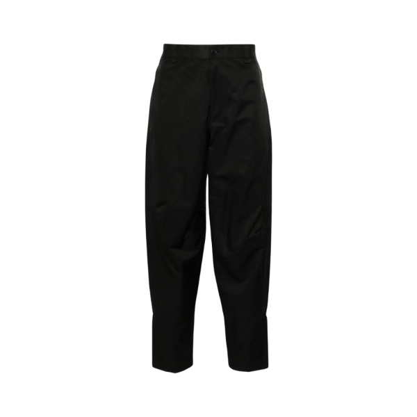 pantalon motard LANVIN coupe fuselée coton noir