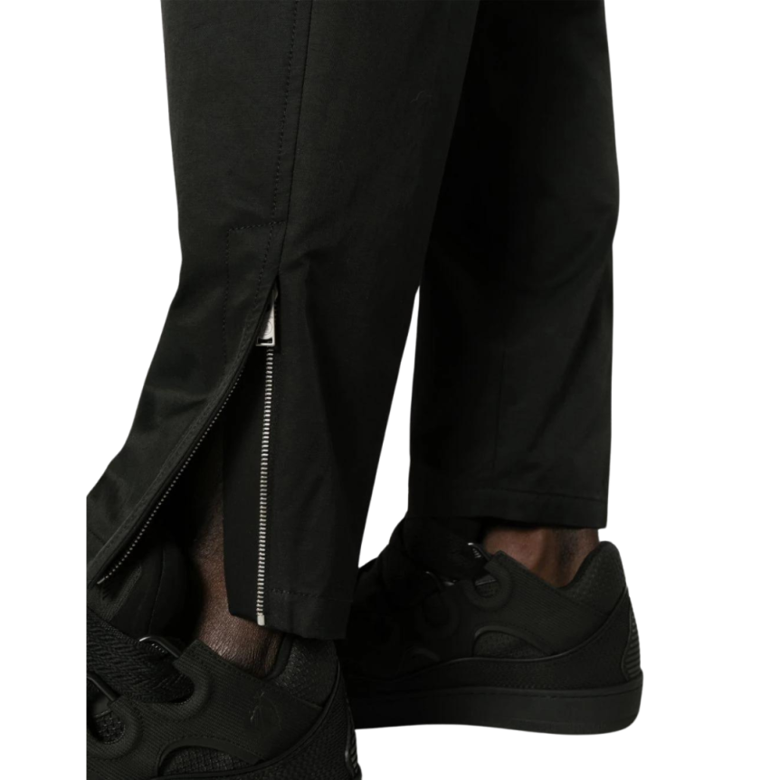 pantalon motard LANVIN coupe fuselée coton noir