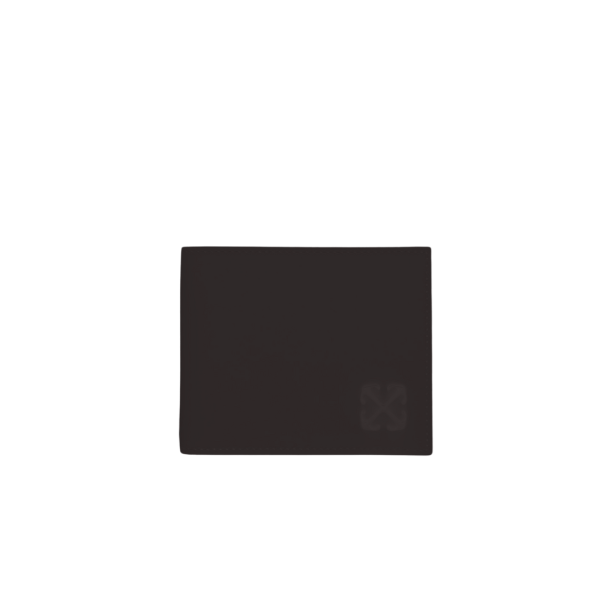 Portefeuille monnaie OFF WHITE Arrows cuir noir logo flèche noir