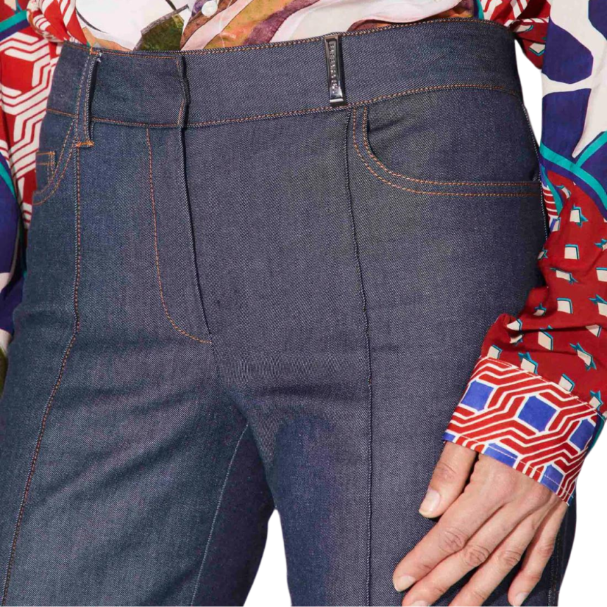 Pantalon jeans flare BARBARA BUI denim bleu brut