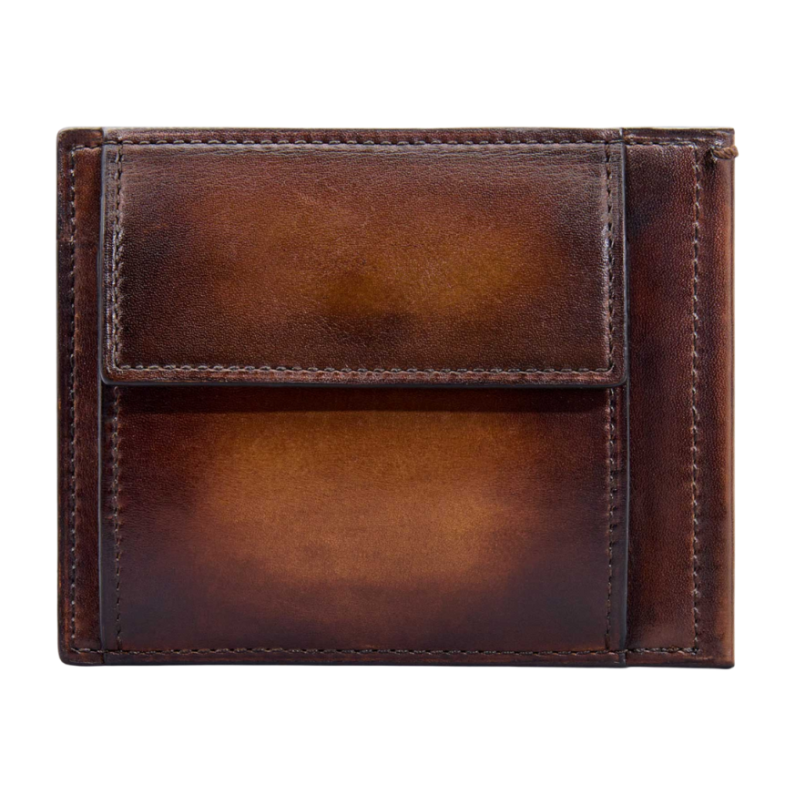 Portefeuille BERLUTI Cuir Venezia Scritto marron