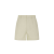 Short couture taille haute laine beige