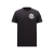 T-shirt coton noir logo écriture Blanc