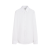 Chemise coupe slim coton blanc boutons apparents