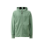 Sweat-shirt à capuche lunettes zippé coton vert