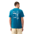 T-shirt graphique décontracté jersey coton bleu canard