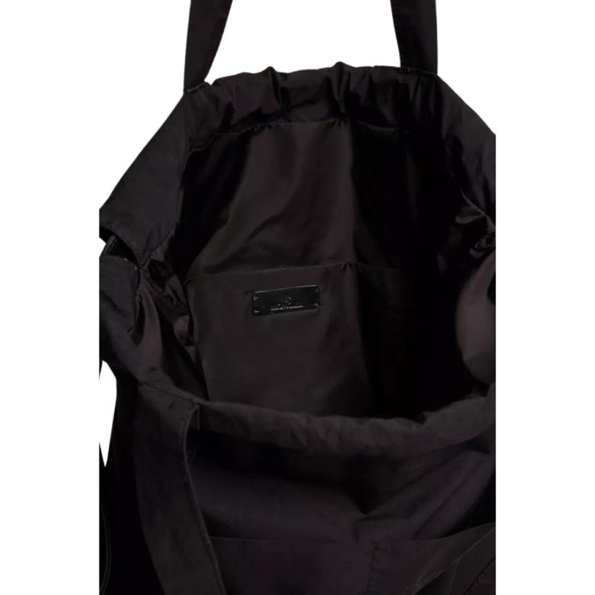 Tote bag MONCLER Sac cabas nylon noir Moncler Grenoble blanc