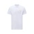 T-shirt coton blanc logo gomme écru poitrine