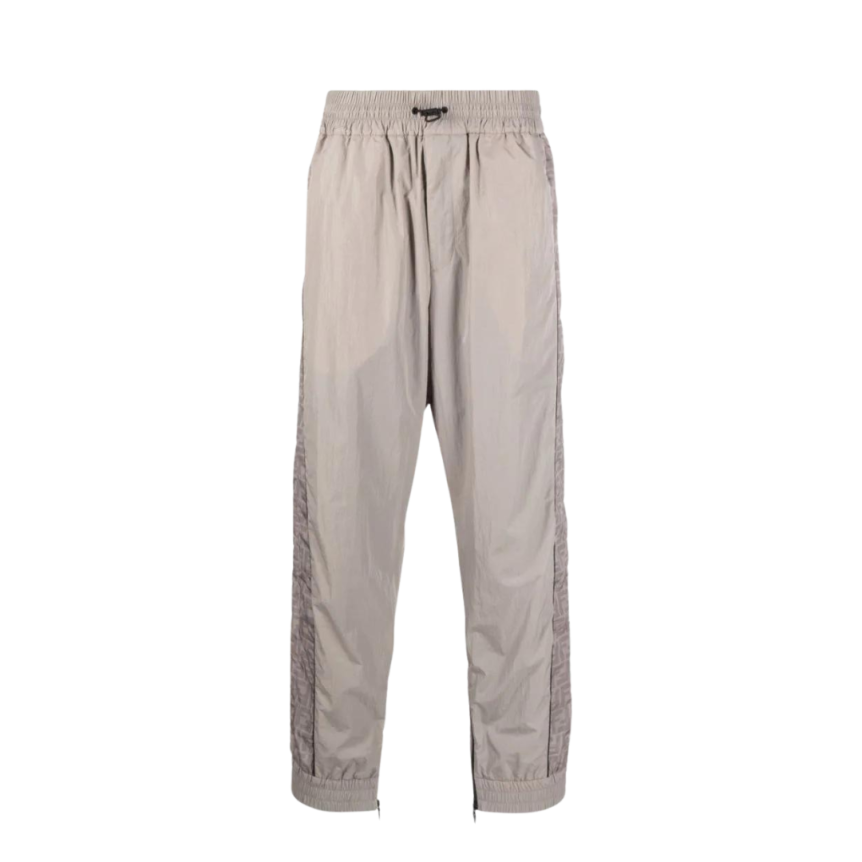 Pantalon de survêtement FENDI coton beige Bande FF