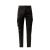 Pantalon cargo poche lentille coton satin stretch noir