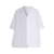 Chemise ample coton blanc rayures multicolore patch dos