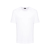 T-shirt col rond manche courte lin blanc