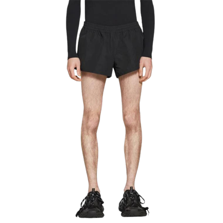 Short running BALENCIAGA court nylon noir