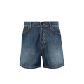 Short denim jeans bleu