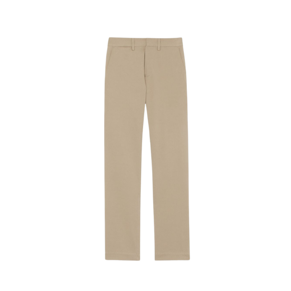 Pantalon SAINT LAURENT Chino coton stretch camel