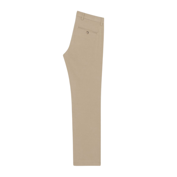 Pantalon SAINT LAURENT Chino coton stretch camel