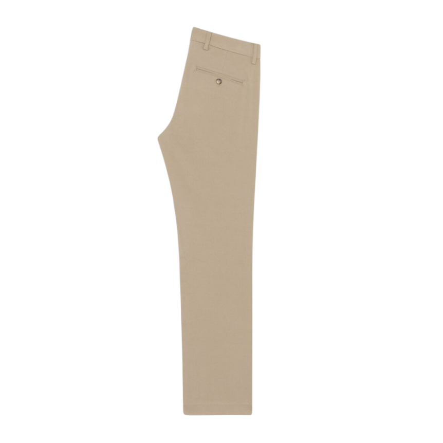 Pantalon SAINT LAURENT Chino coton stretch camel