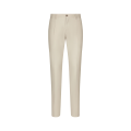 Pantalon ajusté laine vierge beige