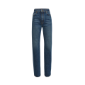 Jeans Danielle taille haute denim coton stretch bleu archer