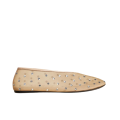 Ballerine plate Marcy flat beige cristaux swarovski