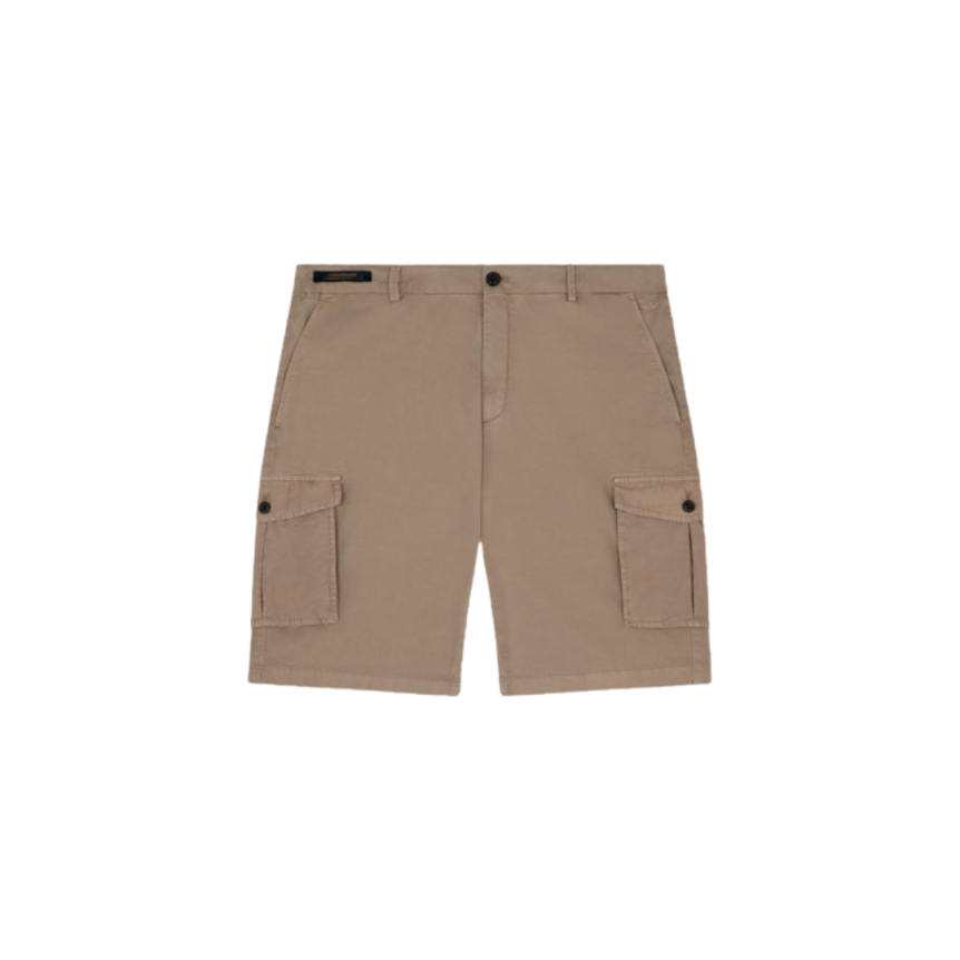 Short Cargo PAUL & SHARK coton Supima® stretch beige poches