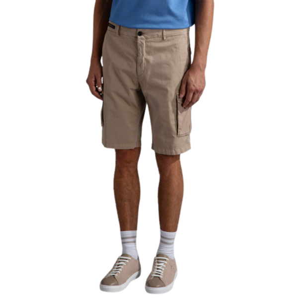 Short Cargo PAUL & SHARK coton Supima® stretch beige poches