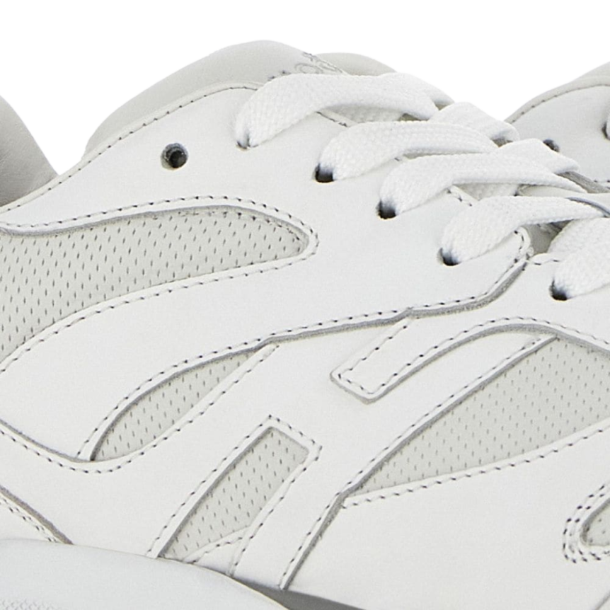HOGAN Baskets H665 Allac cuir blanc